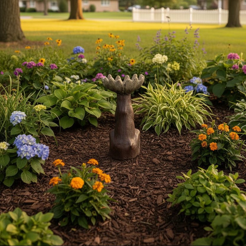 Moose Birdbath