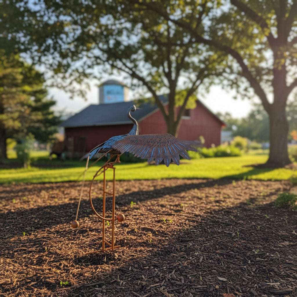 Flying Heron Rocker Stake