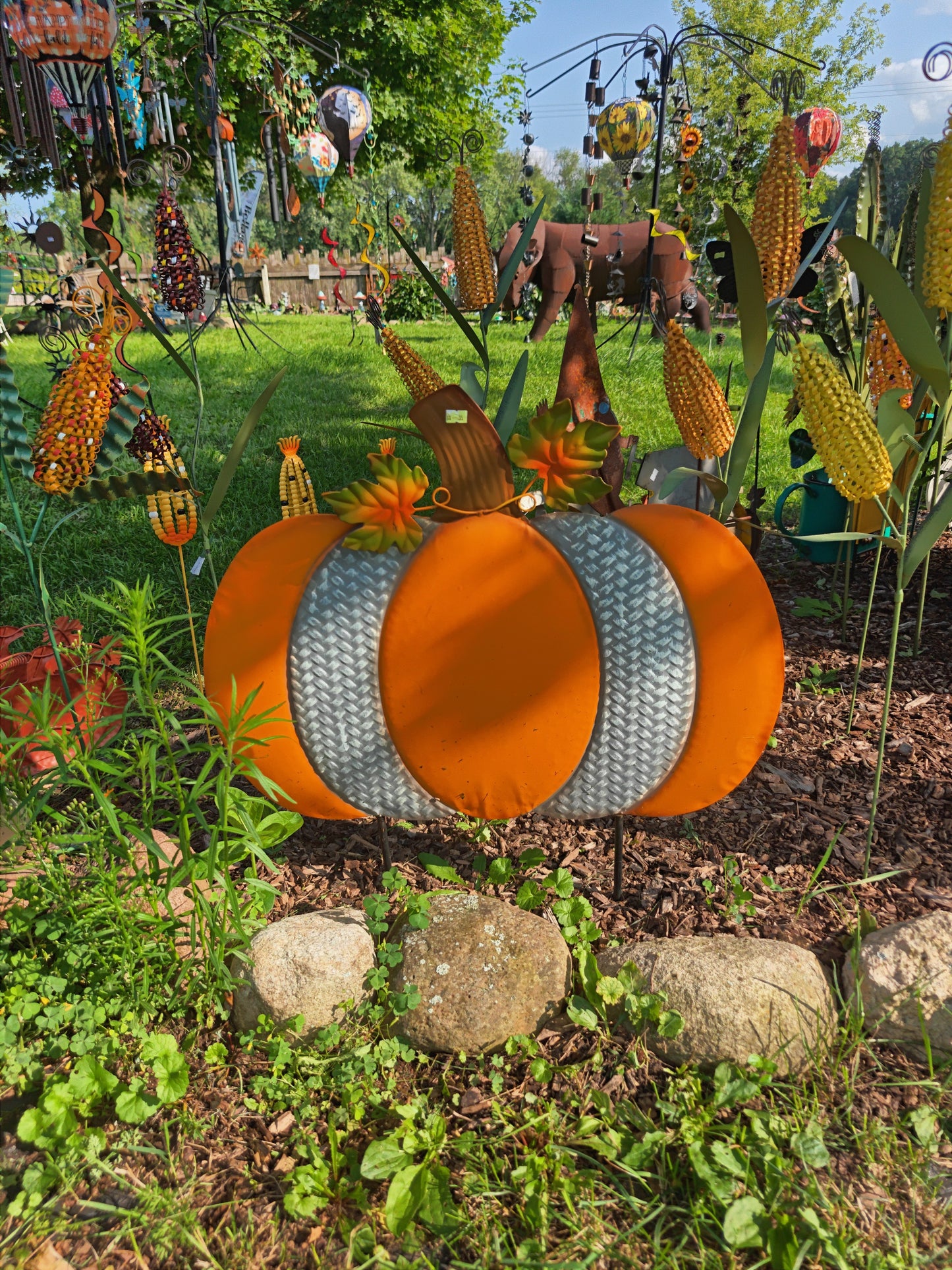 Striped Tread Pumpkin