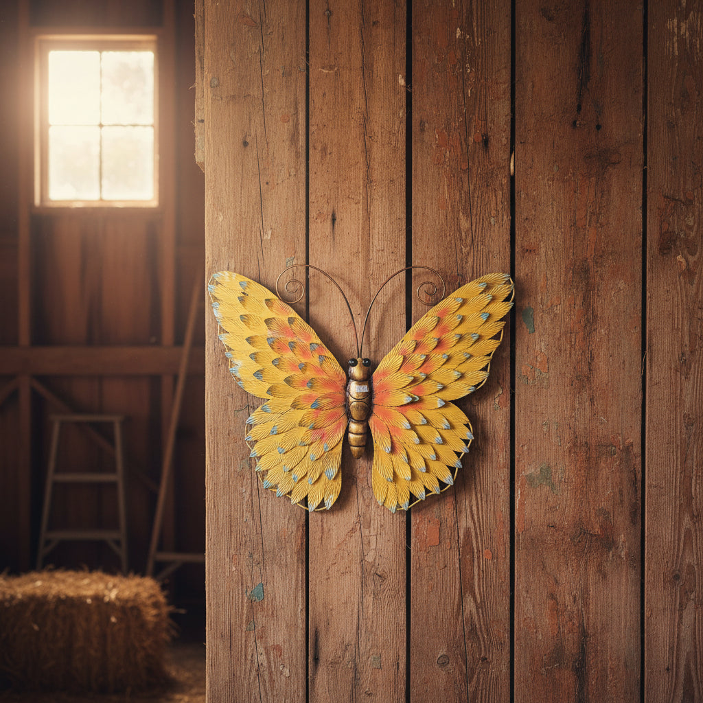 Metal Multicolor Butterfly