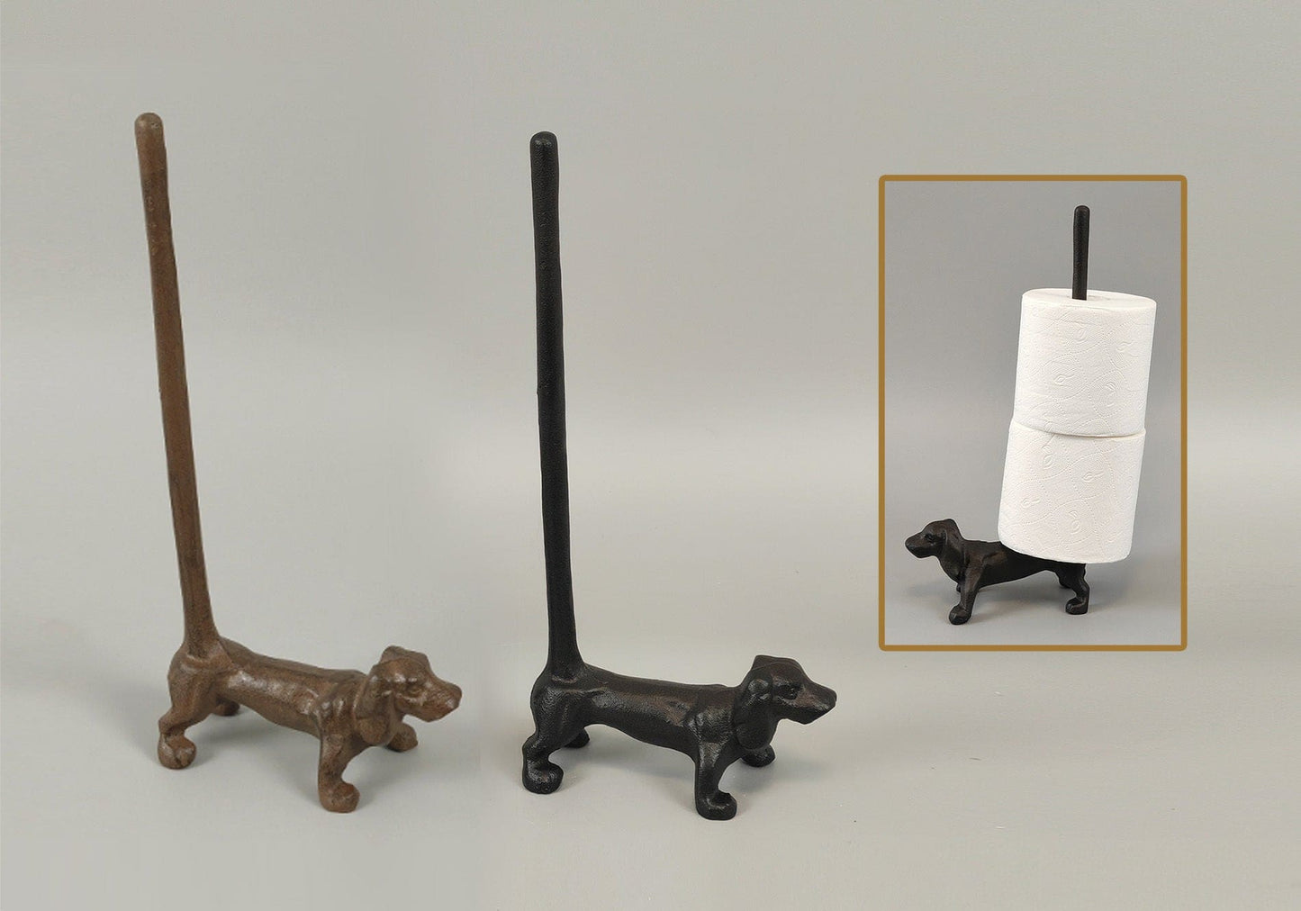 Dog Paper Towel Holder - 13"