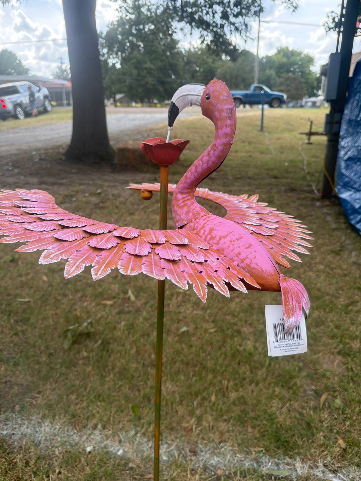 Rustic Bird Stake Balancer