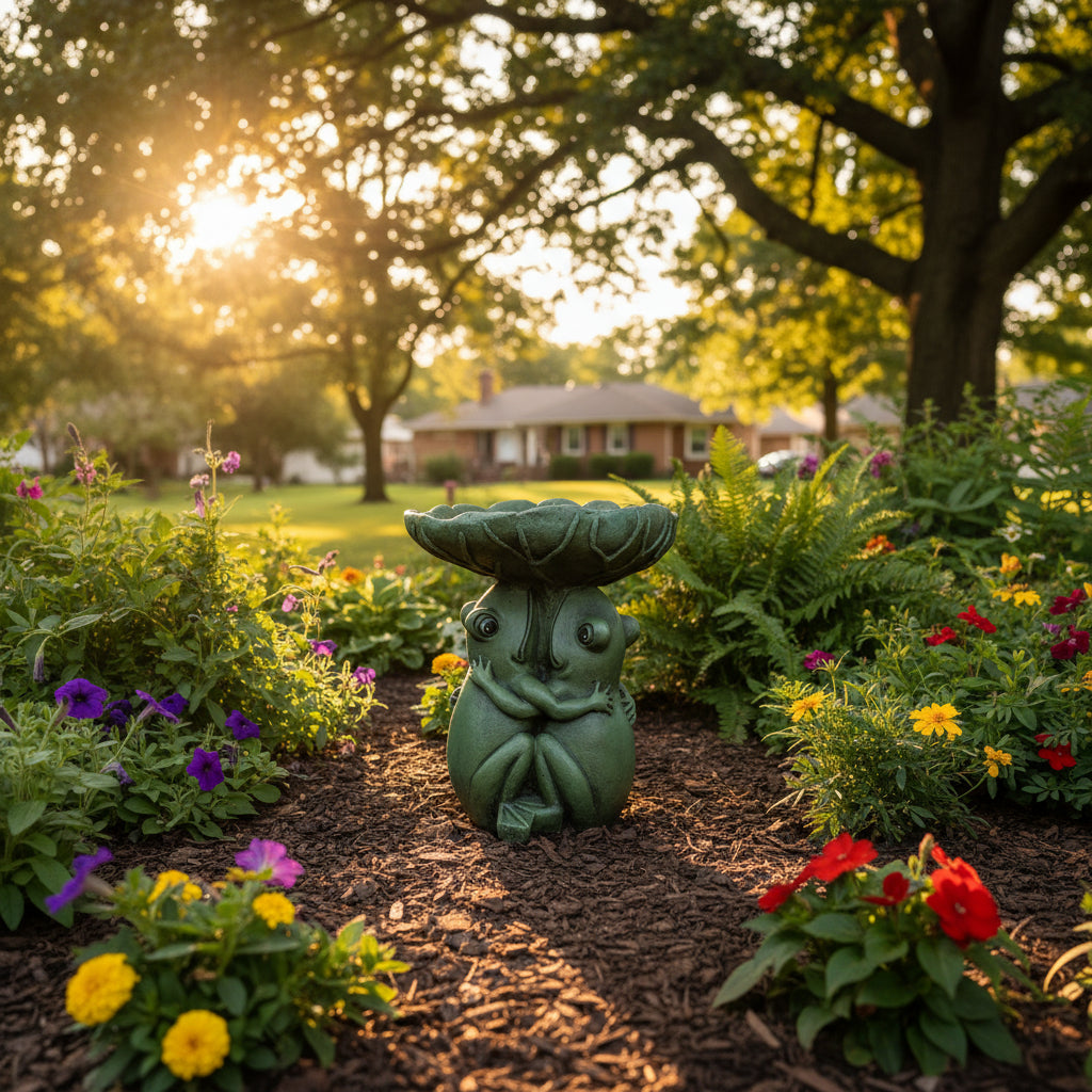 Frog Birdbath