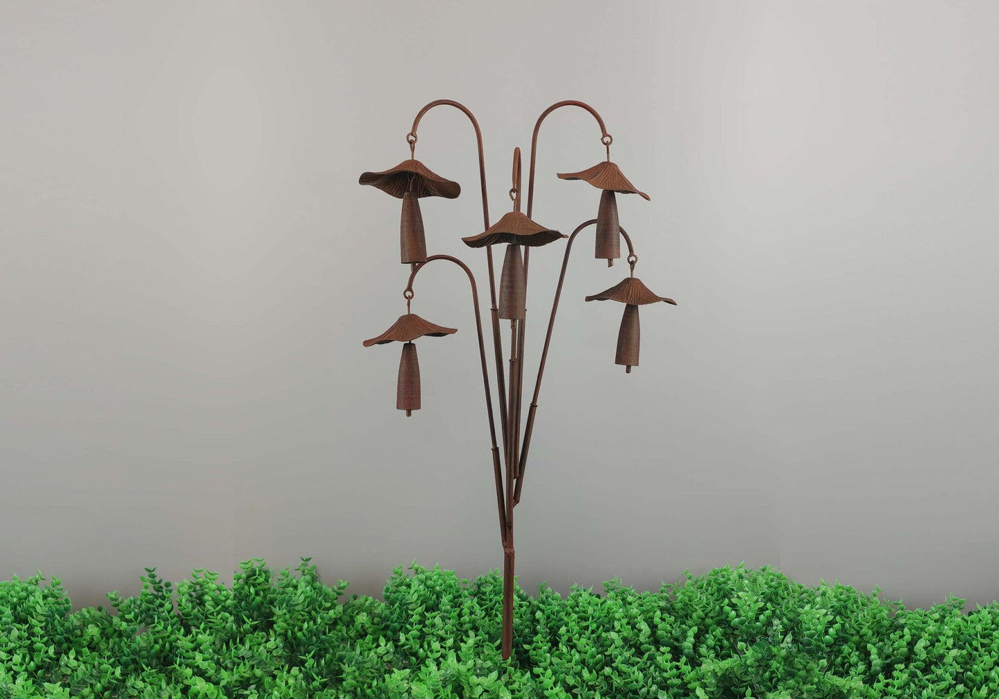 Metal Mushroom Rain Bell