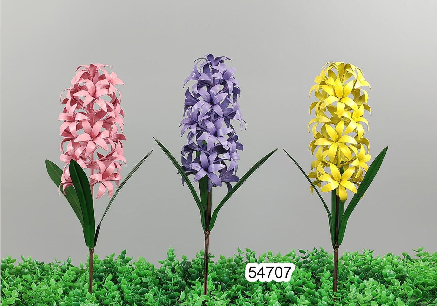 Metal Hyacinth Bird Feeder 10X17H