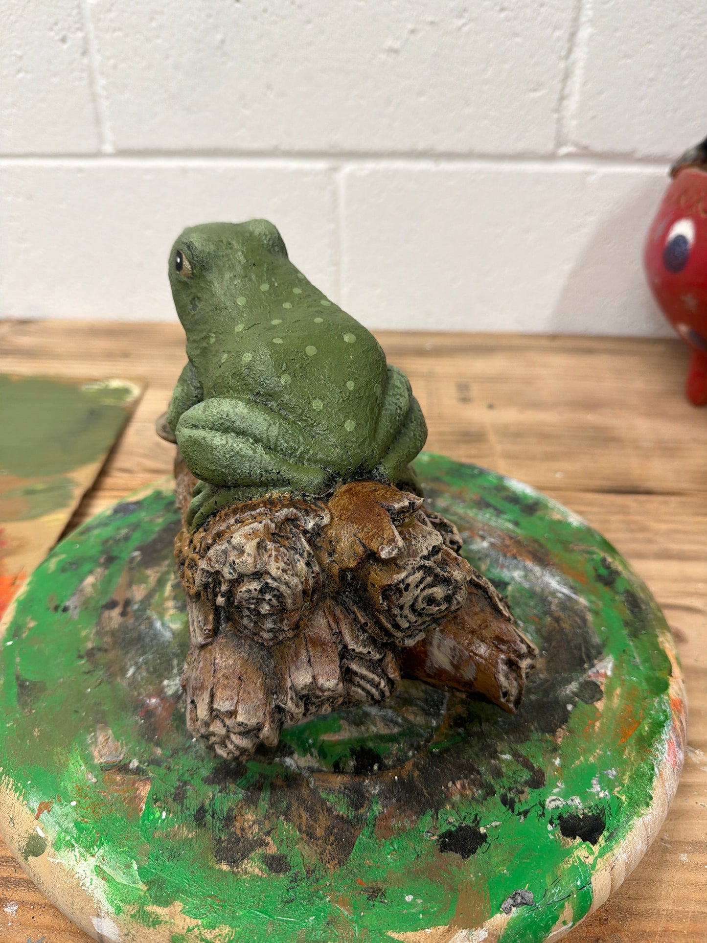 Frog On Log