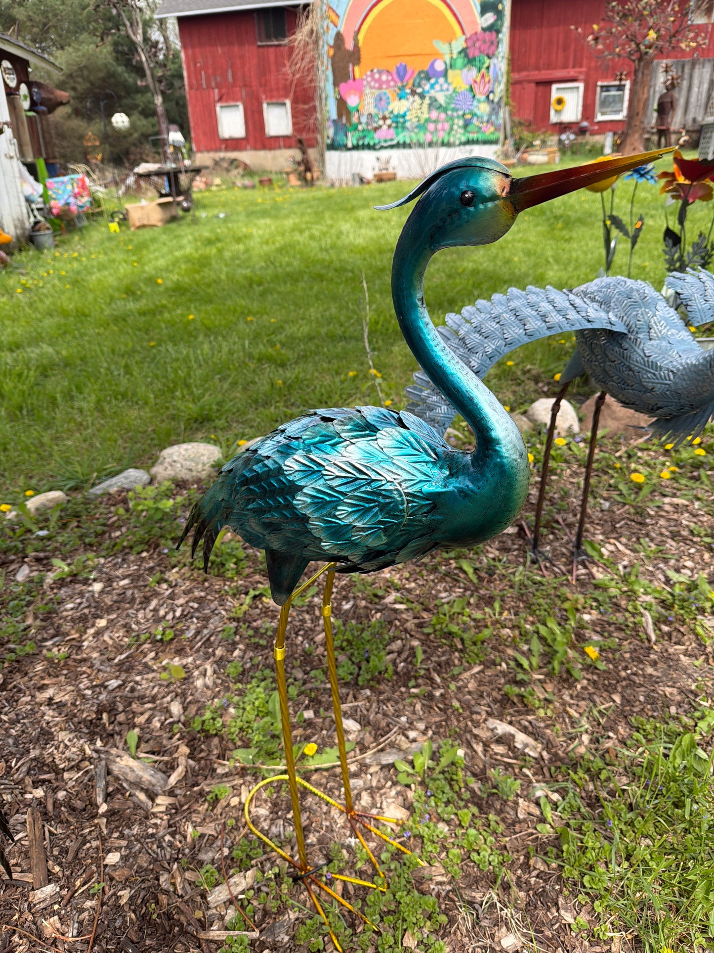SC Blue Metal Heron
