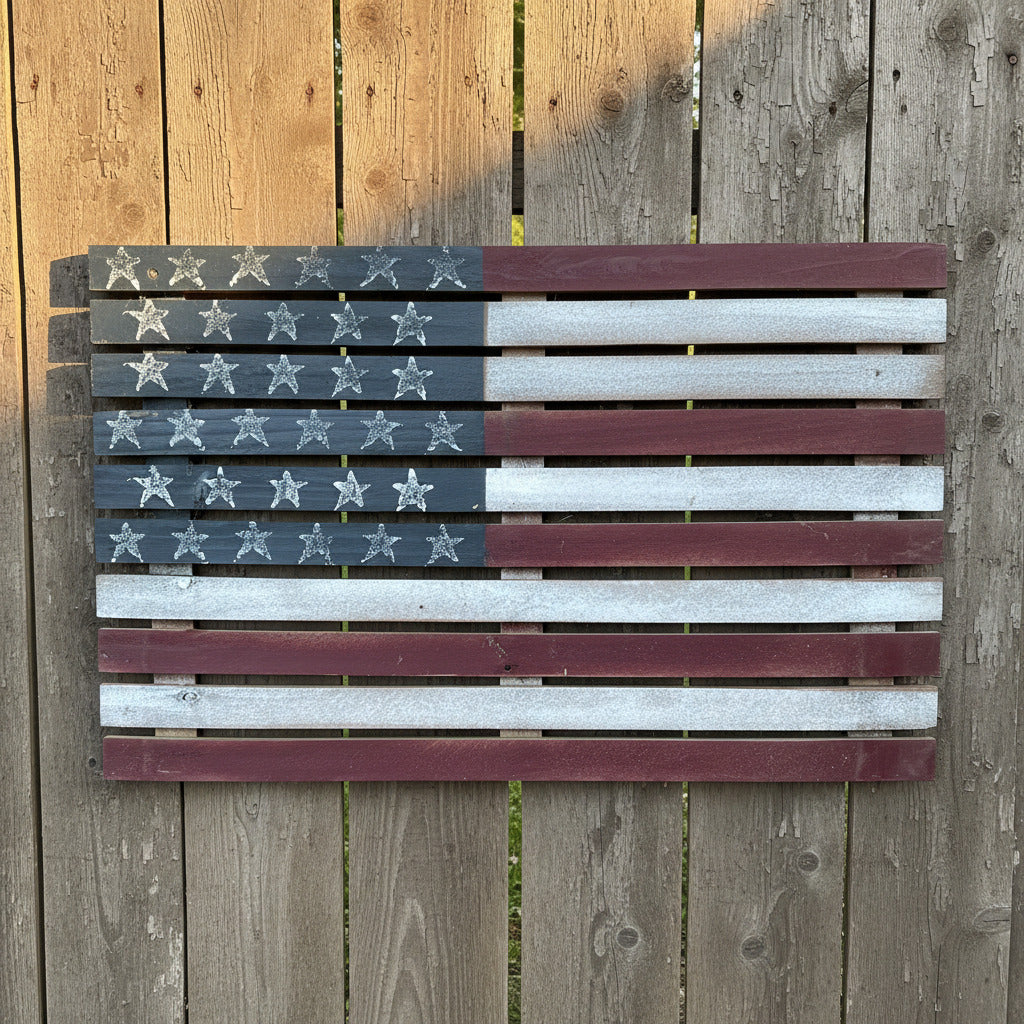 Small Wood Pallet Flag