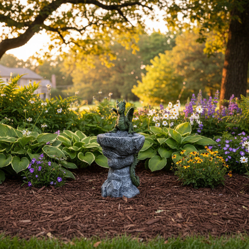 Dragon Birdbath