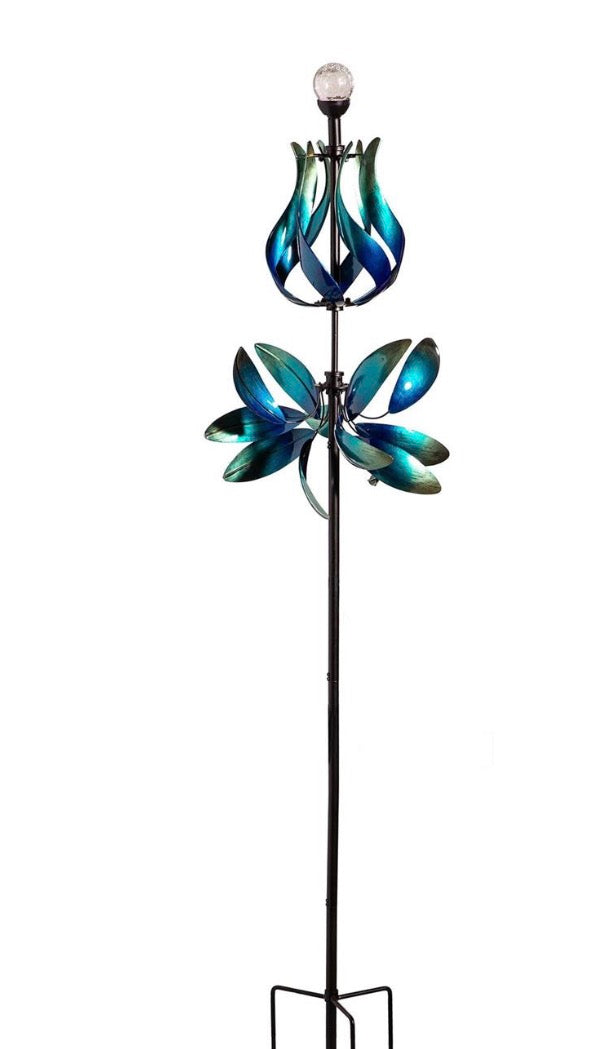 Blue Gradiant Solar Spinner