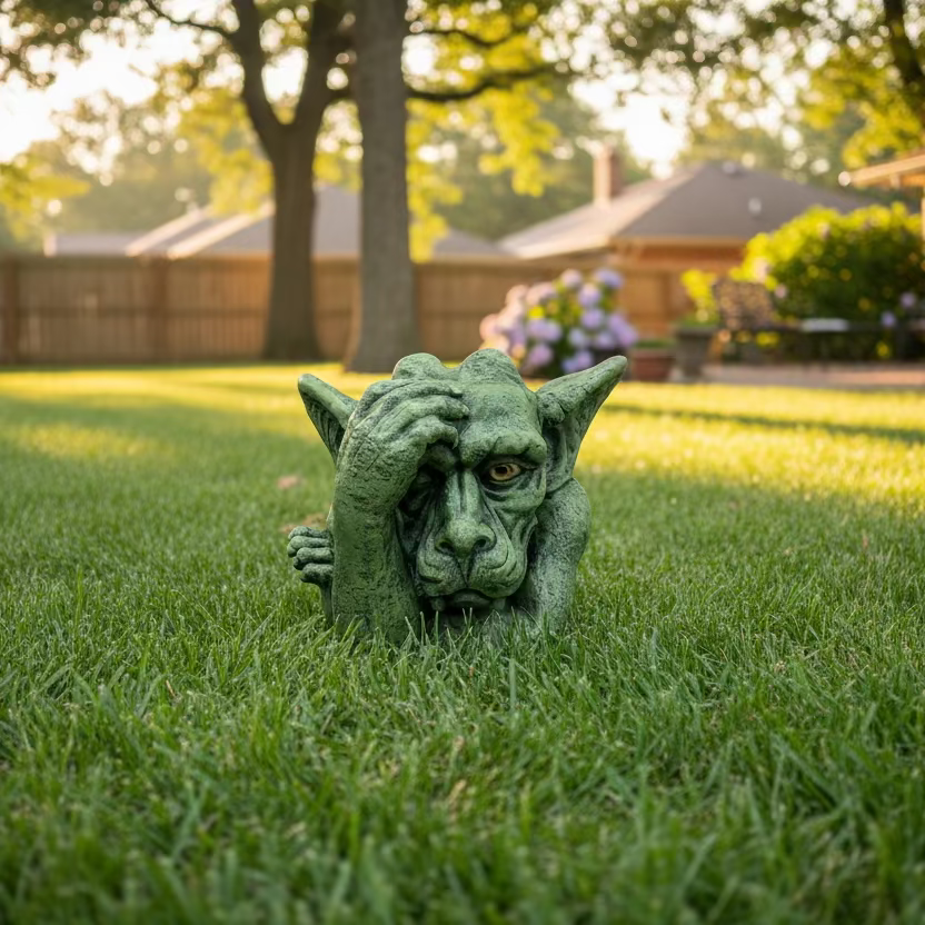 Confused Gargoyle Bust