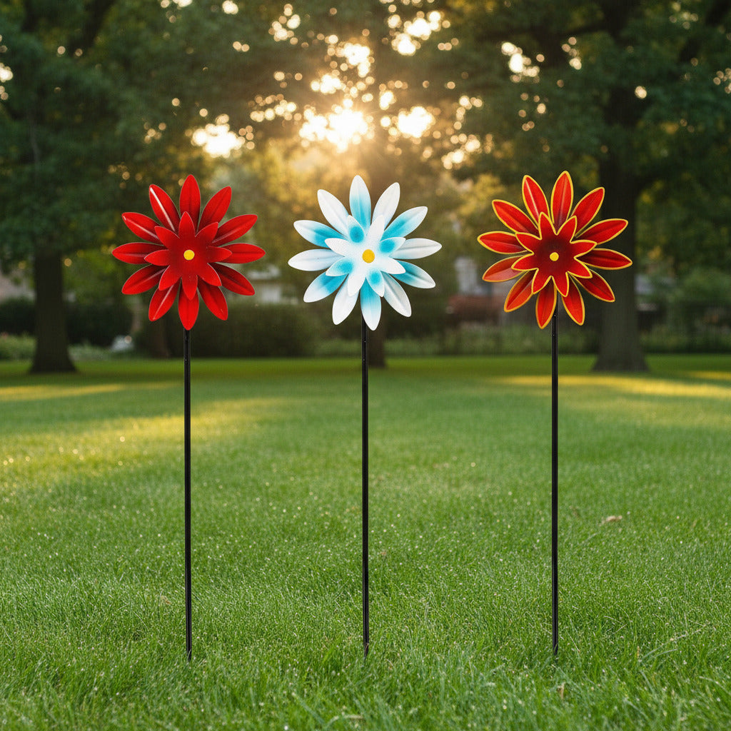 Mini Colorful Flowers Spinner