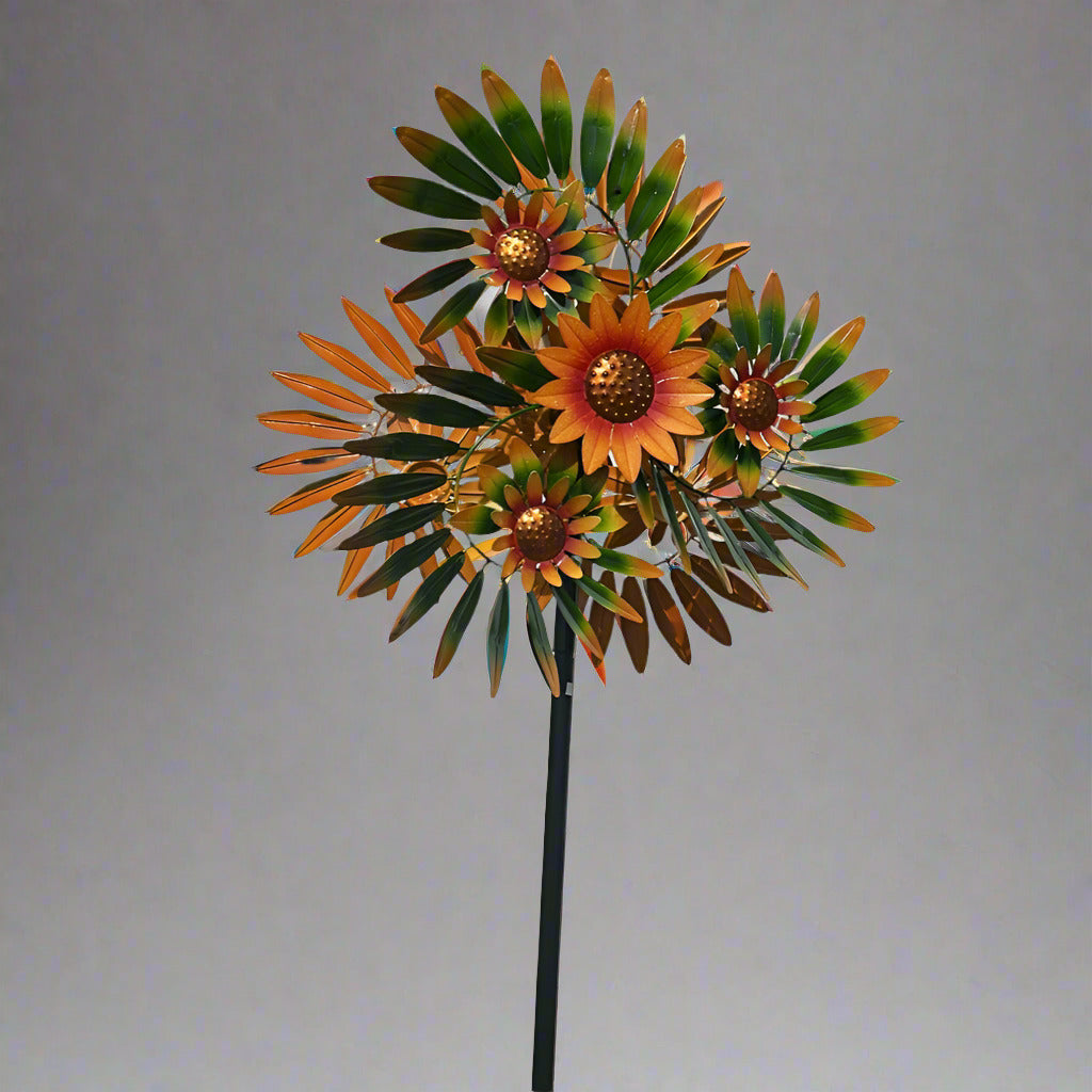 Spinner Stake Flowers Yellow