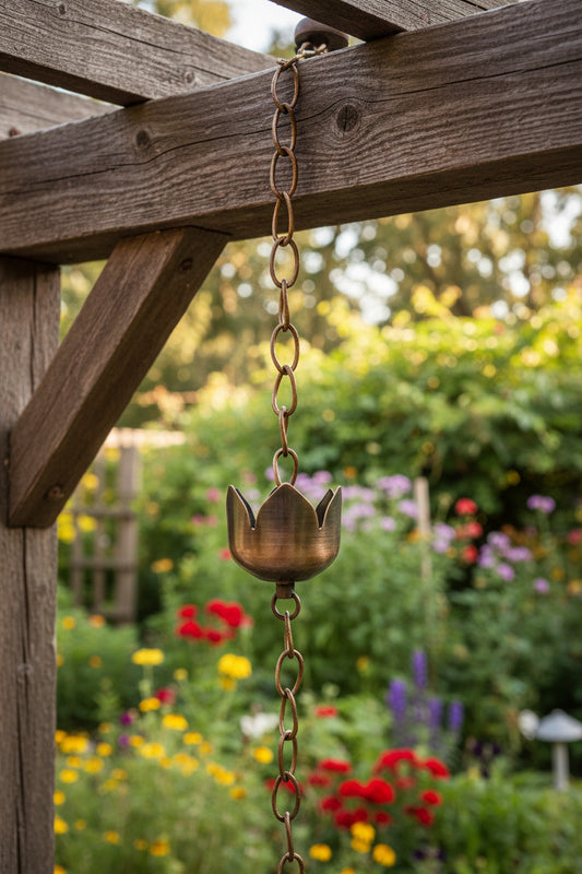Tulip Rain Chain