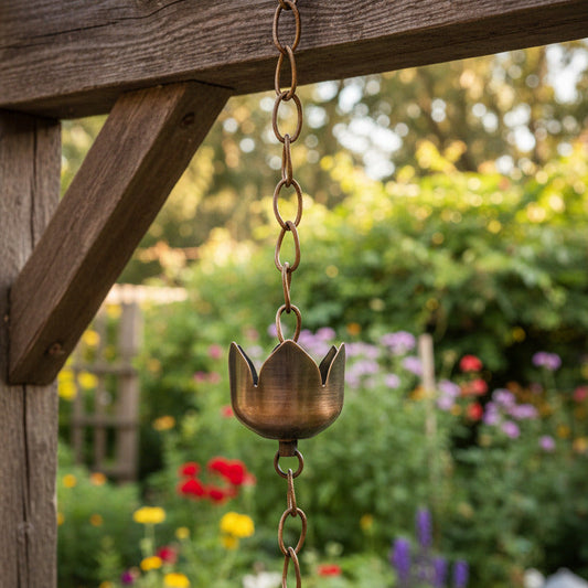 Tulip Rain Chain