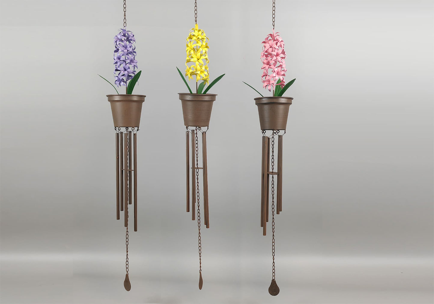 Hyacinth Pot Wind Chime