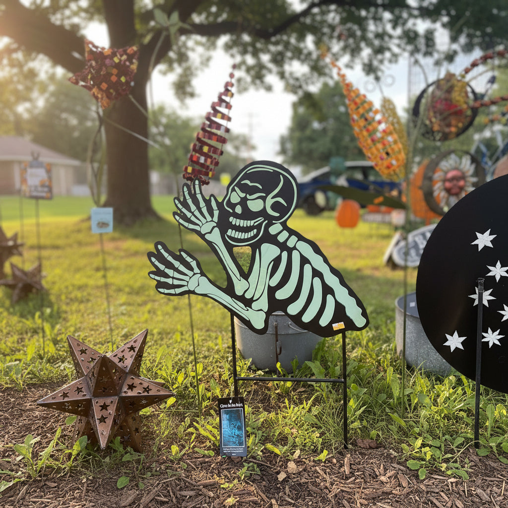 Glow In The Dark Skeleton Bust