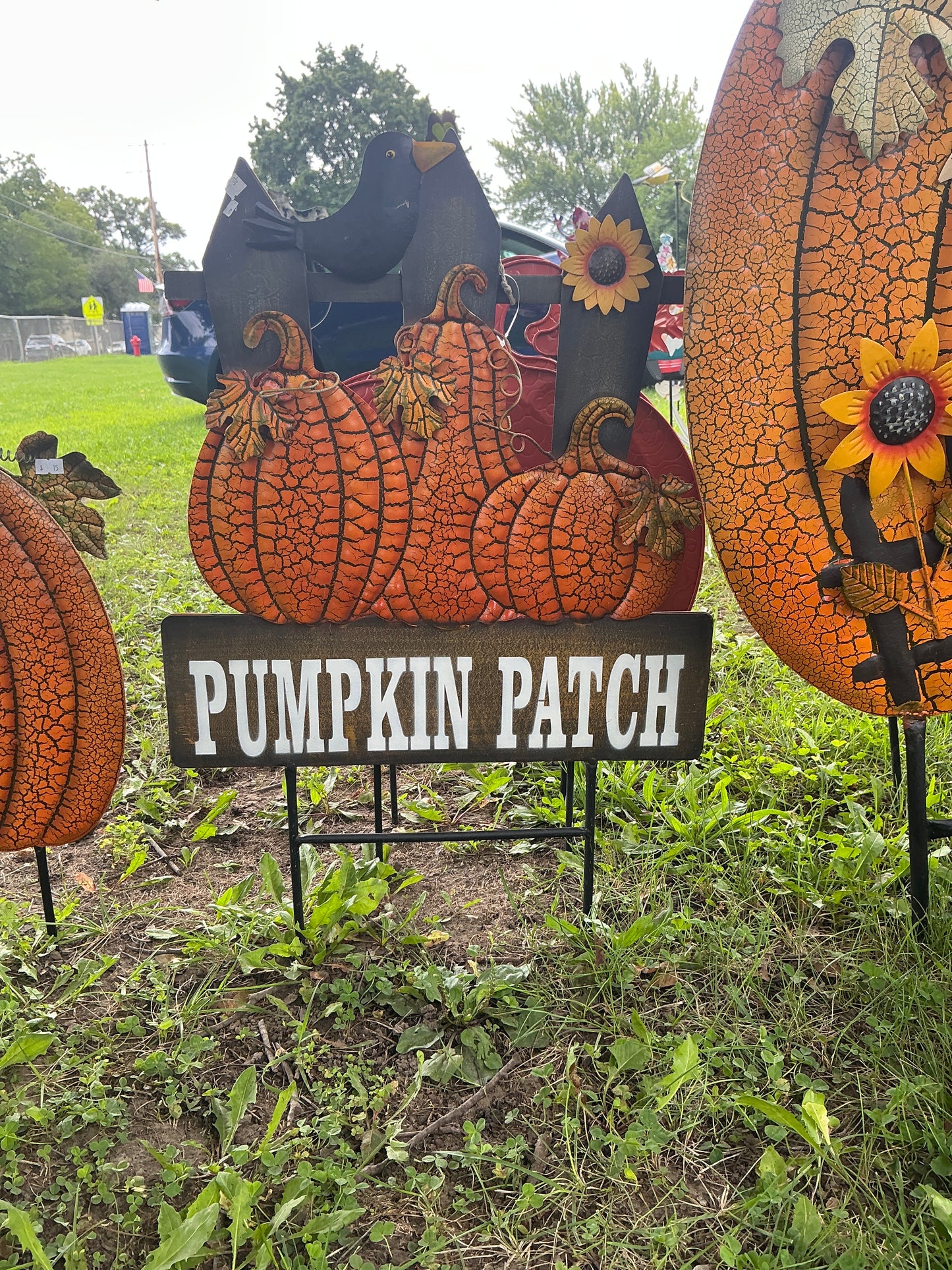 Pumpkin Patch Crow Fence