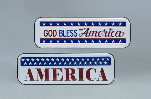 America Wall Plaque