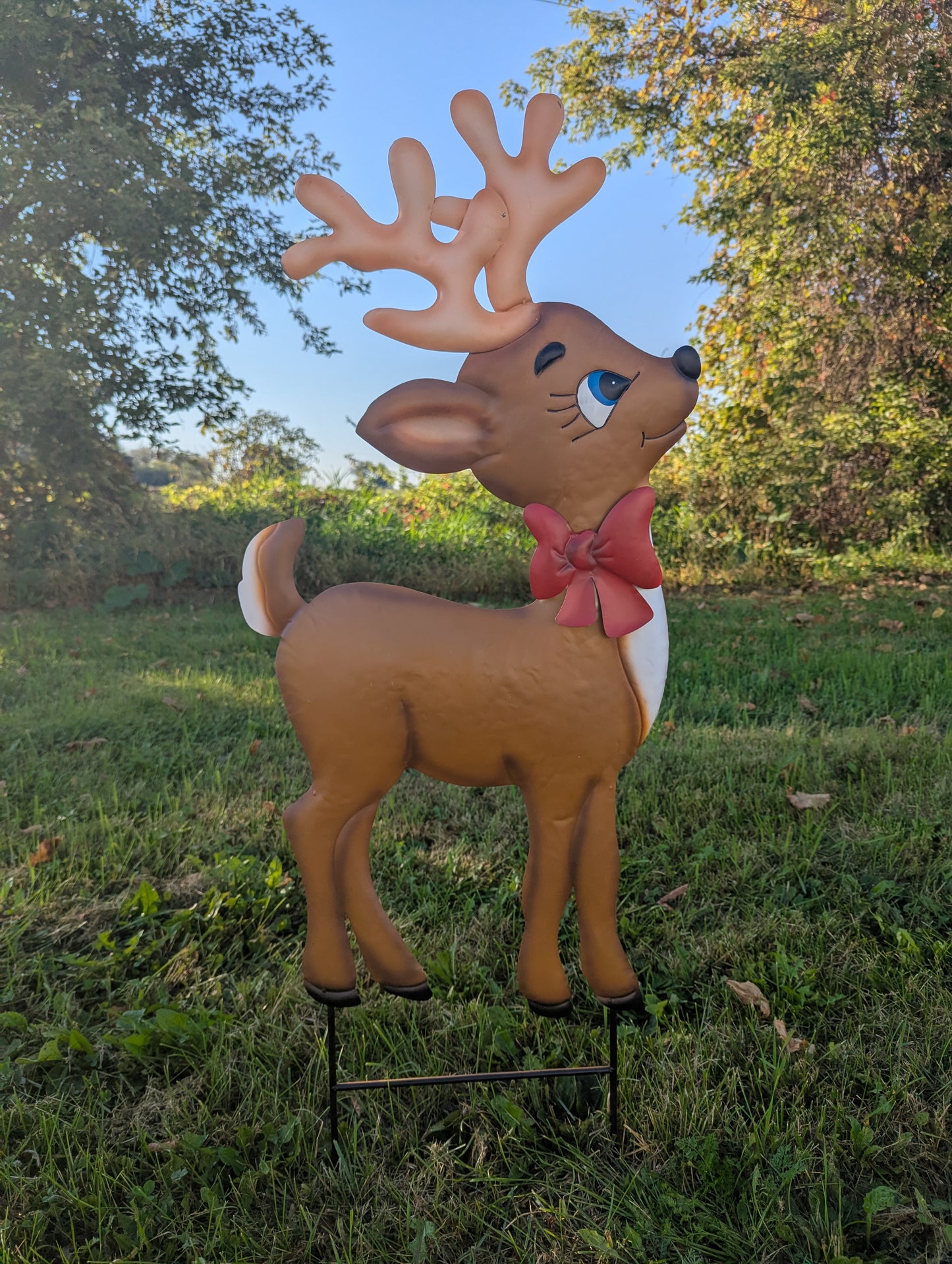 Christmas Metal Reindeer