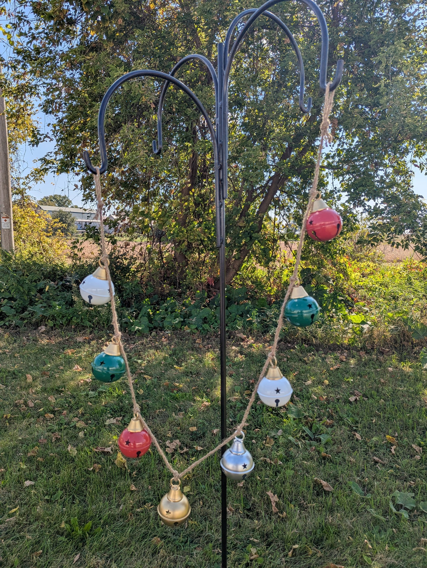 Metal Christmas Bell Garland