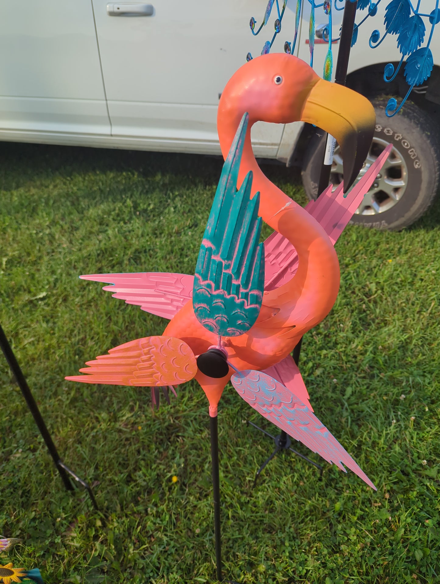 Metal Flamingo Spinner