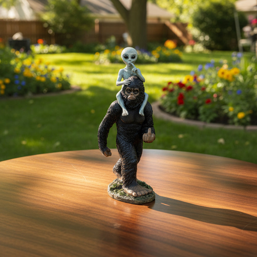 Bigfoot with Alien