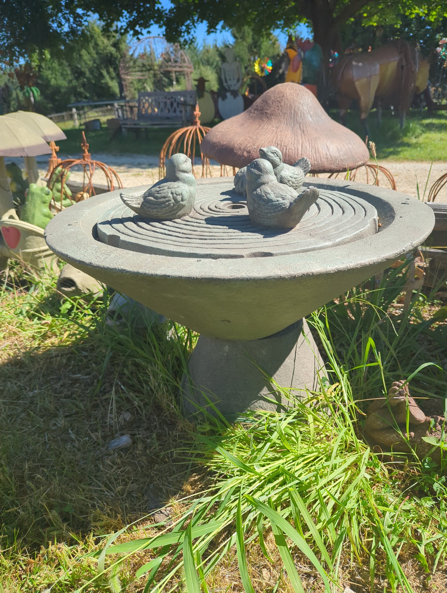 34in Tranquility Sp Fountain Bd W Light