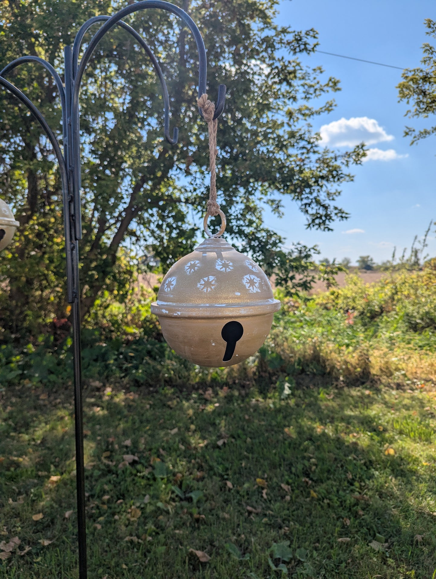 Gold Metal Christmas Bell