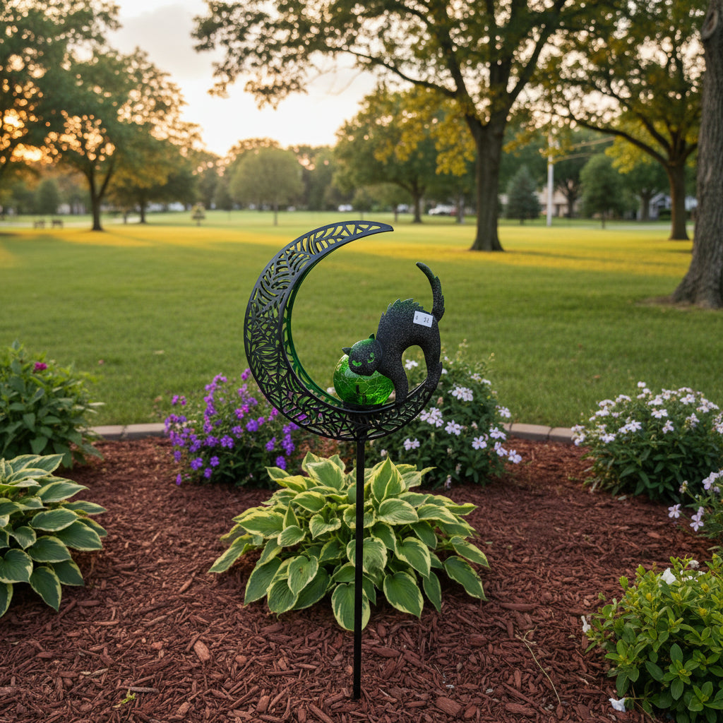 Crescent Moon Solar Light