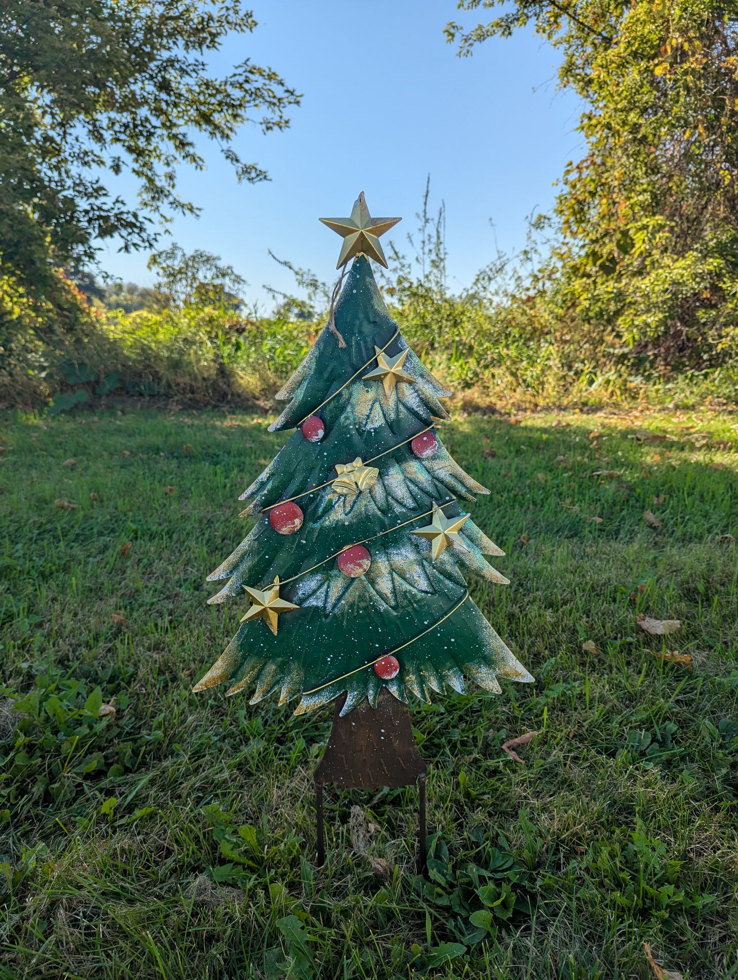 Christmas Metal Decorative Tree