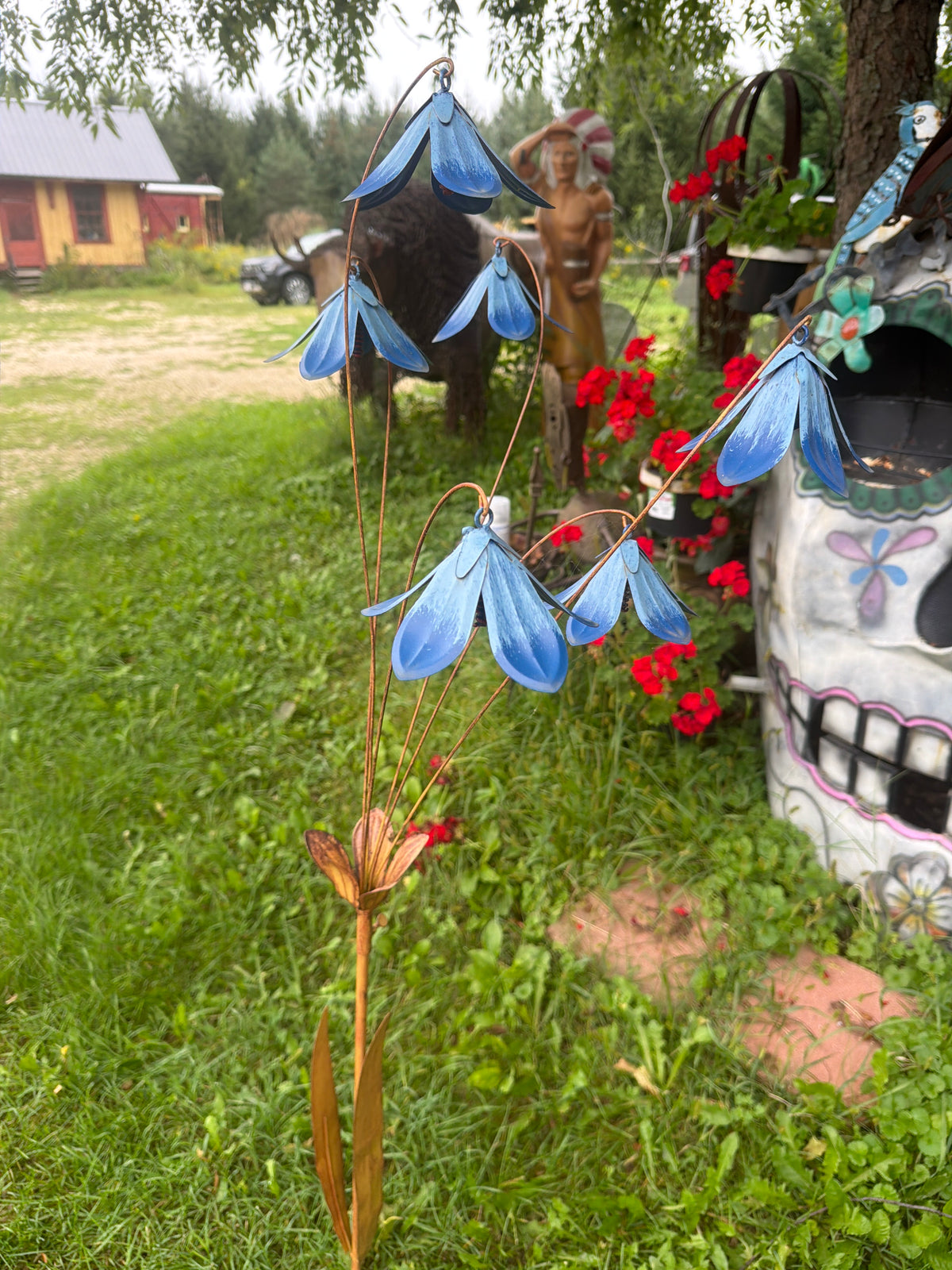 Rustic Flower Stake