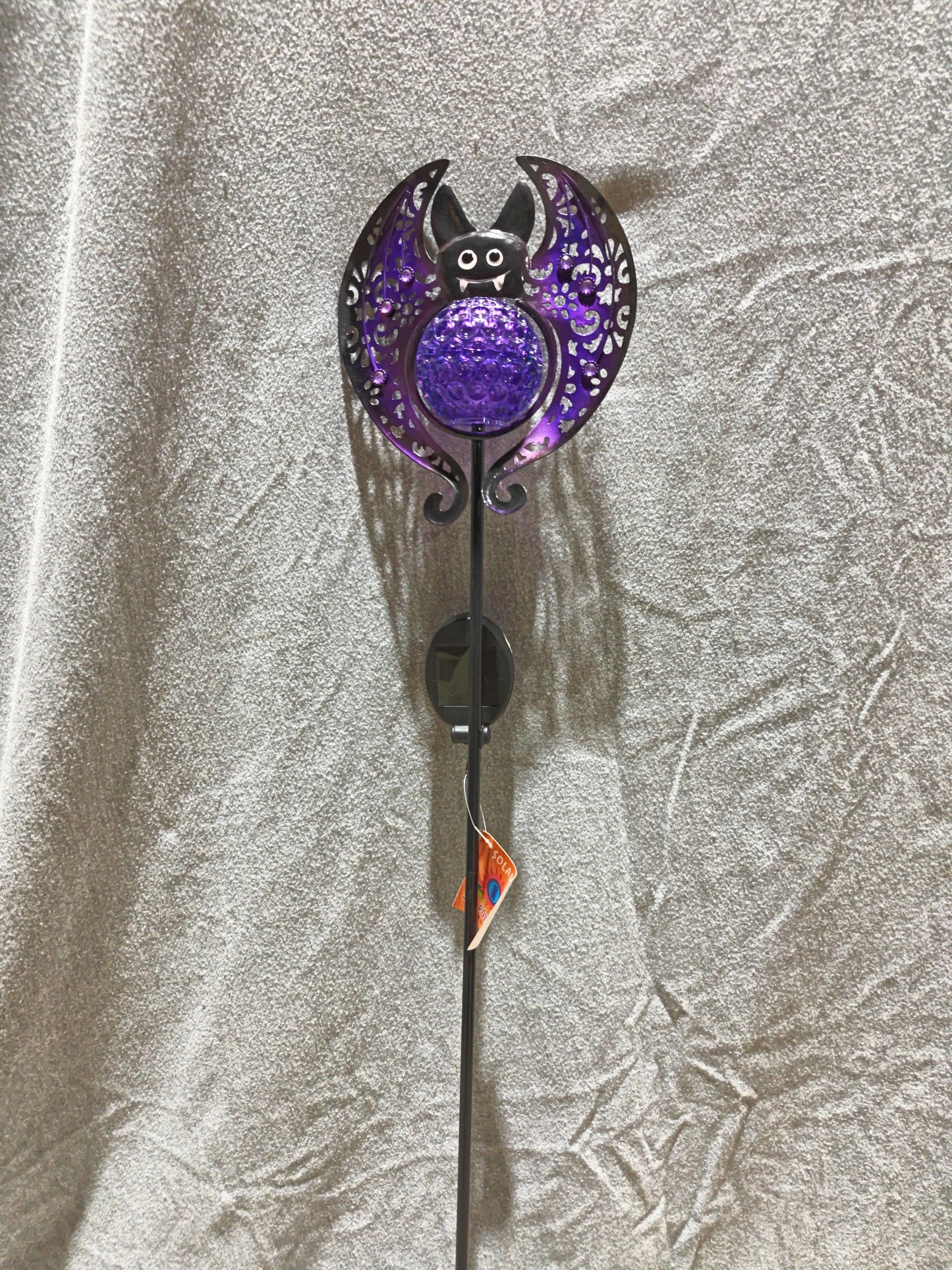 Halloween Solar Bat on Pole