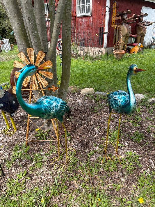 SC Blue Metal Heron
