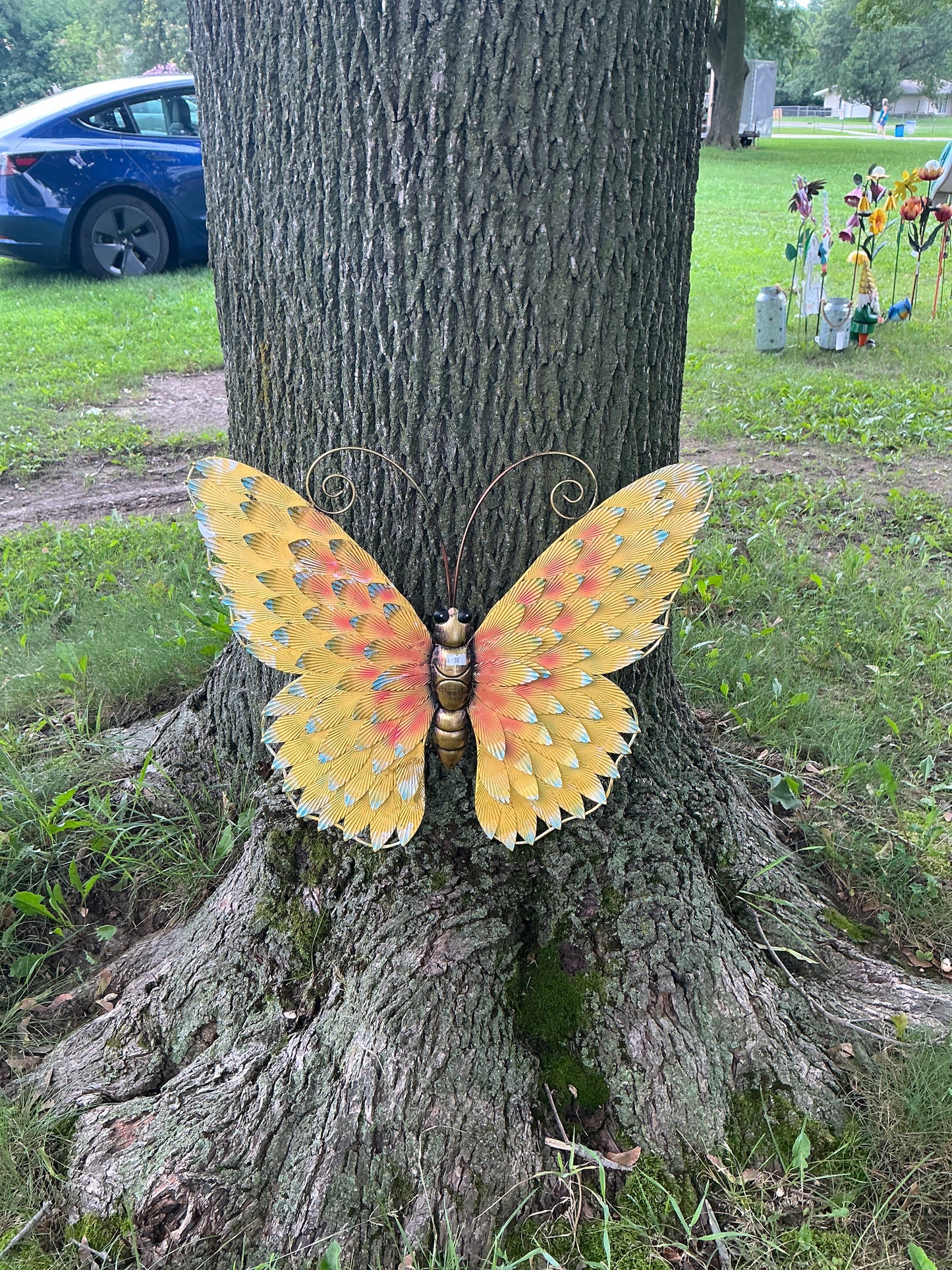 Metal Multicolor Butterfly