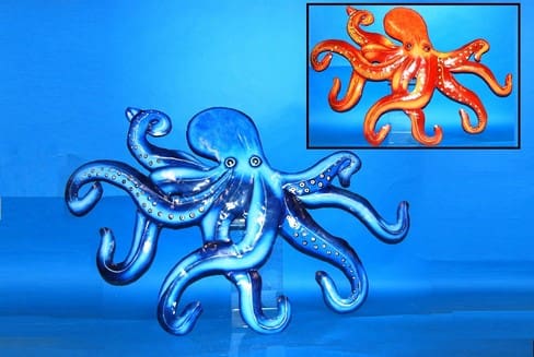 Metal Octopus Decor