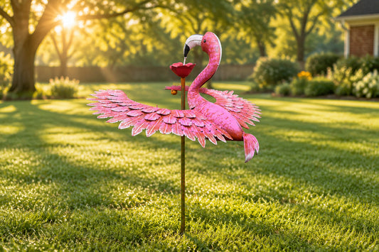 Rustic Bird  Stake Balancer