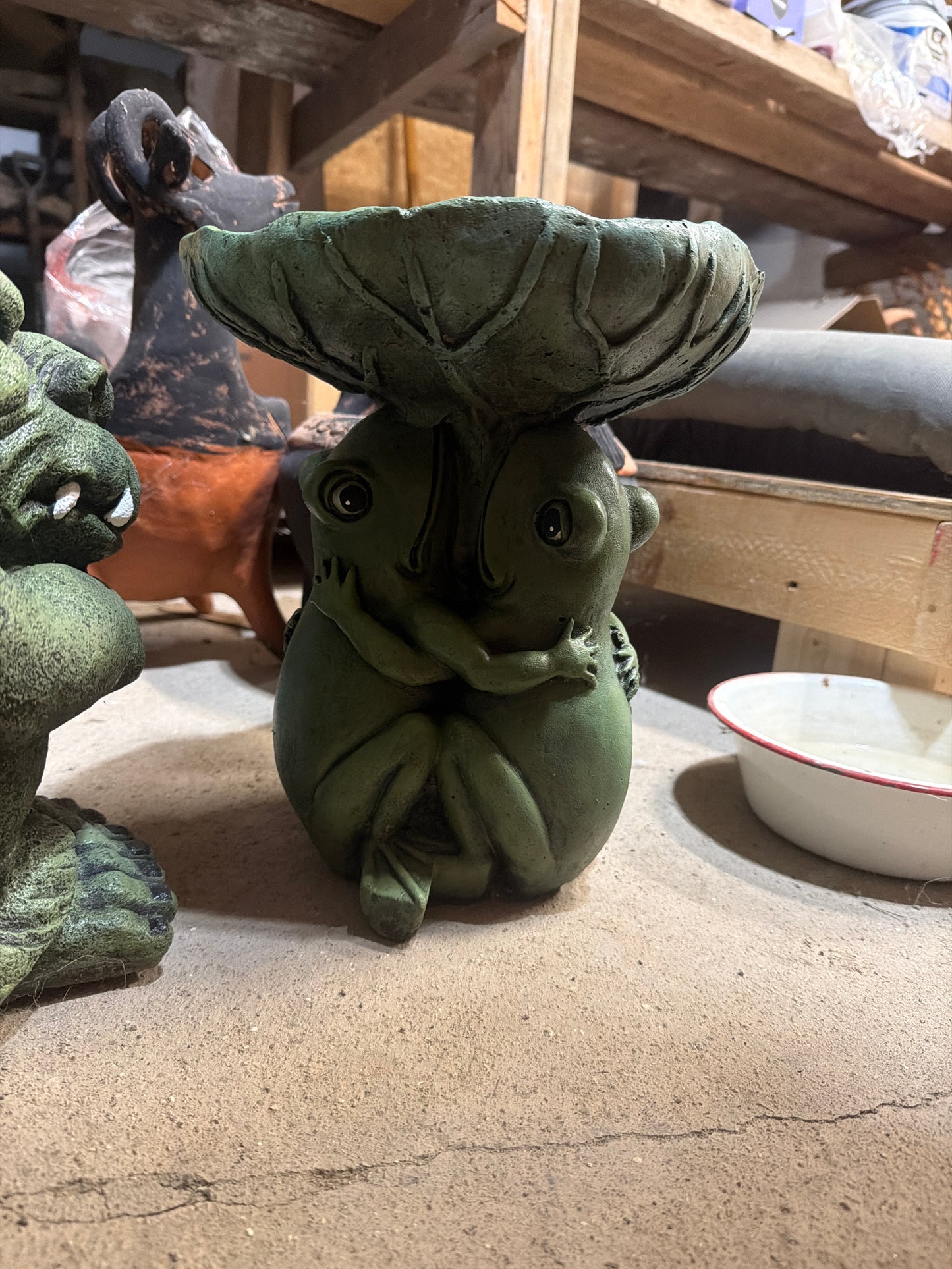 Frog Birdbath