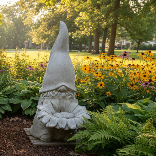 XL Gnome with Flower