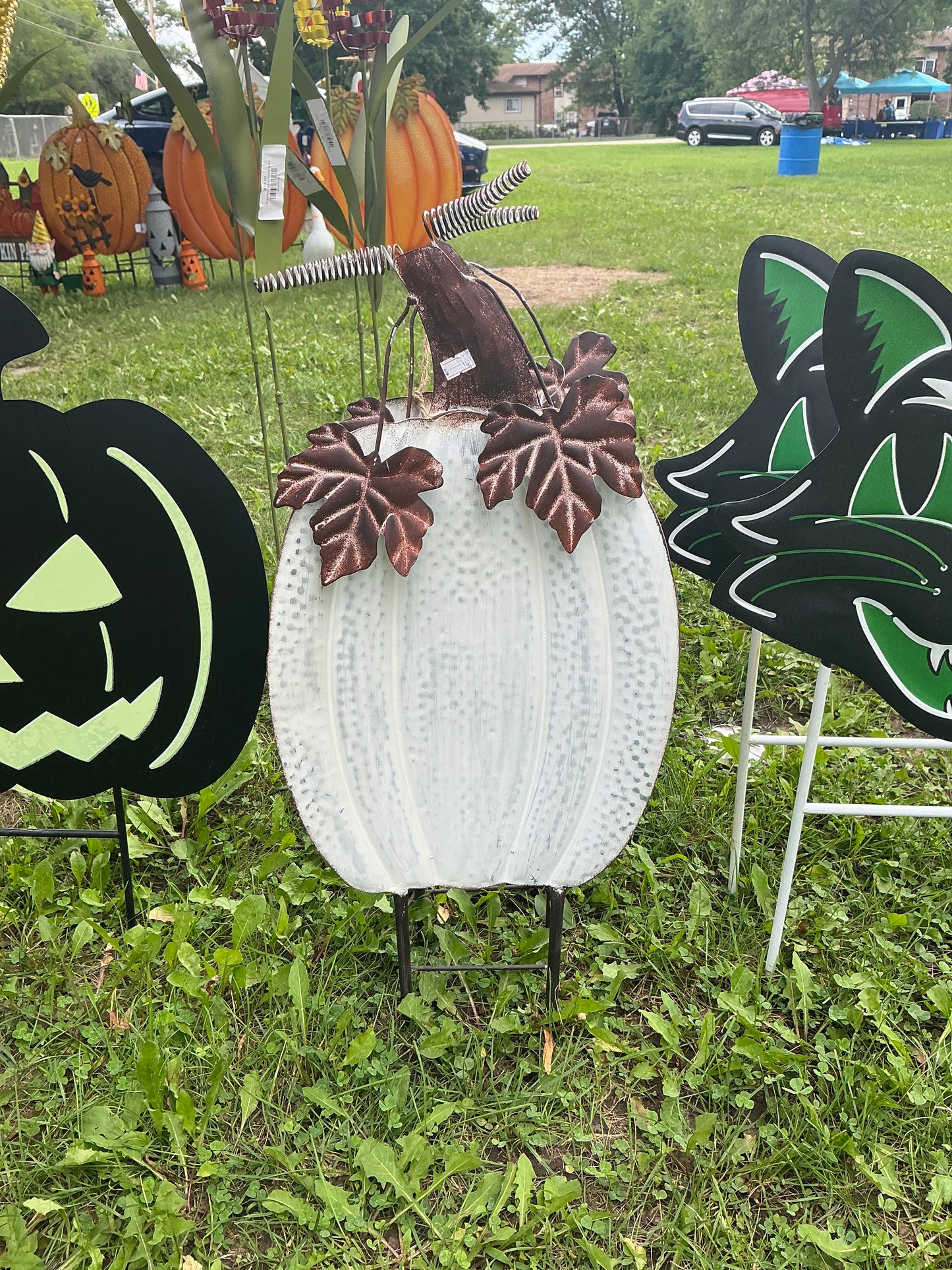 Tall White Pumpkin