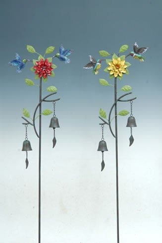 Hummingbird Stake with Bells