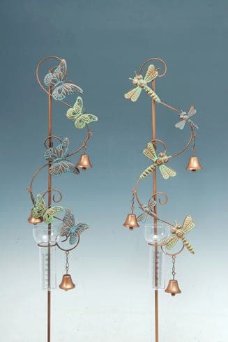 Insect Rain Gauge Garden Stake