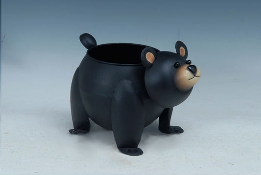 Black Bear Pot 12Lx9H
