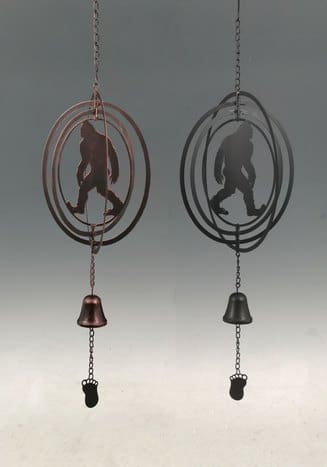 Metal Bigfoot Wind Bell
