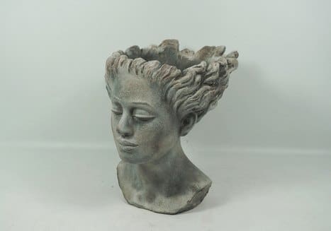 Lady in The Wind Pot 9in
