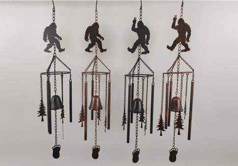 Metal Bigfoot Wind Chime