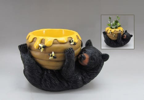 Bear Flower Pot 12in