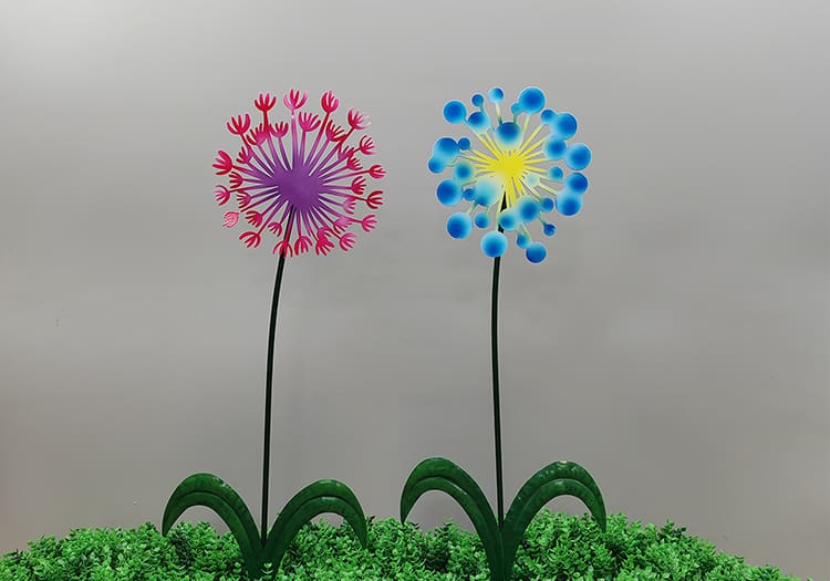 Metal Allium Garden Stake