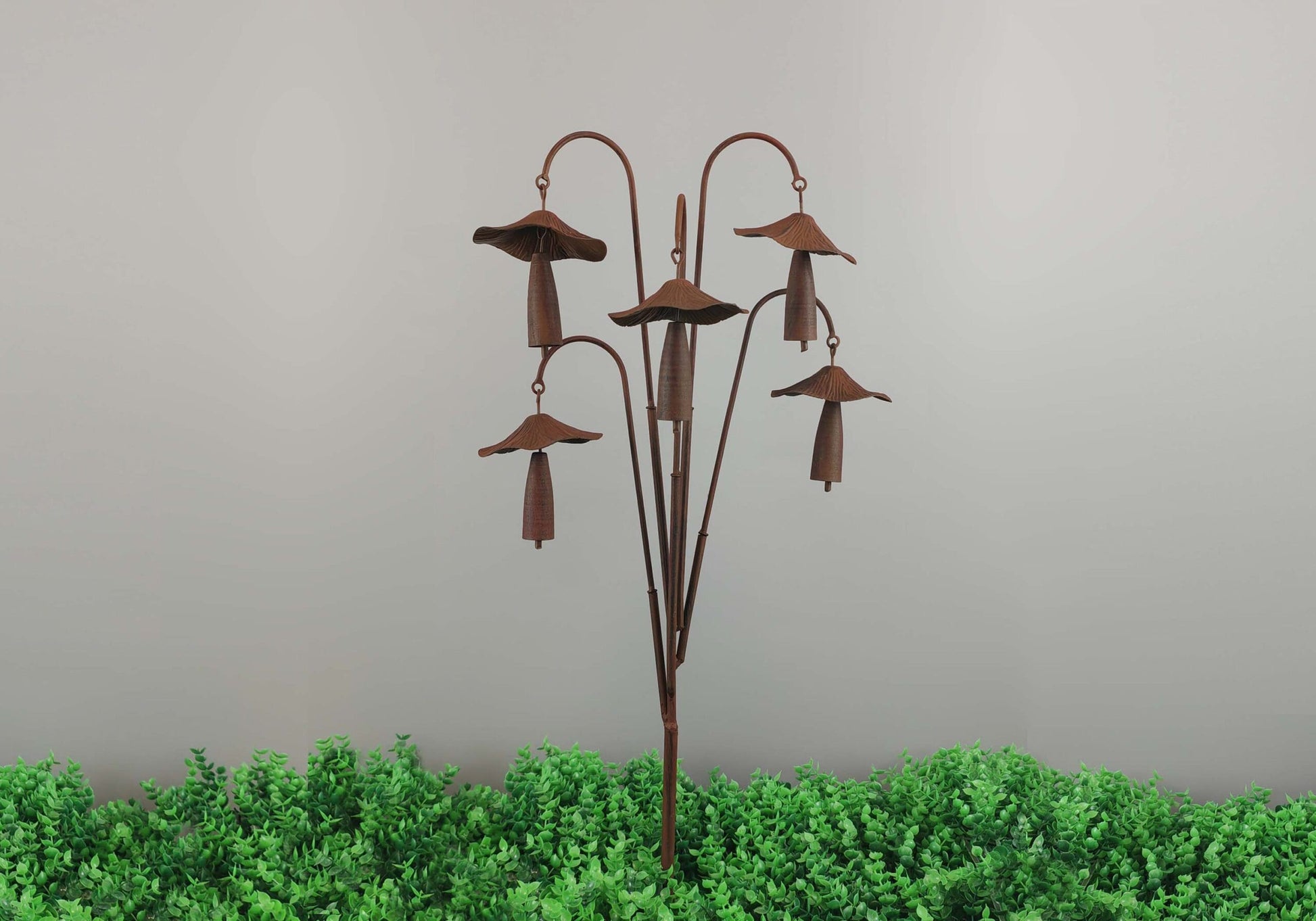 Metal Mushroom Rain Bell