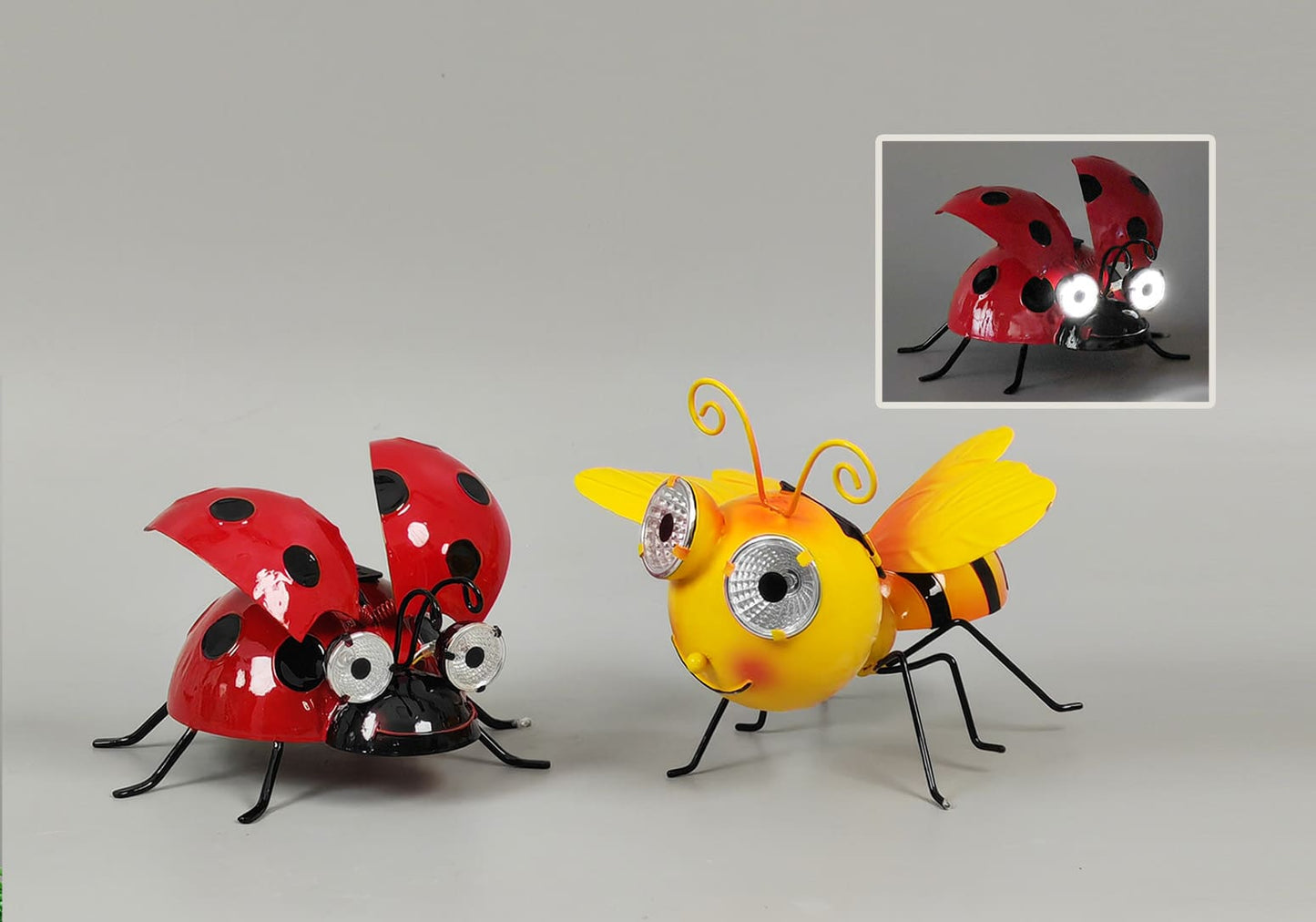 Metal Ladybug/Bee Solar6L